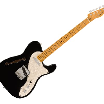 Fender Vintera II 60s Telecaster Thinline - Black w/ Maple FB image 1