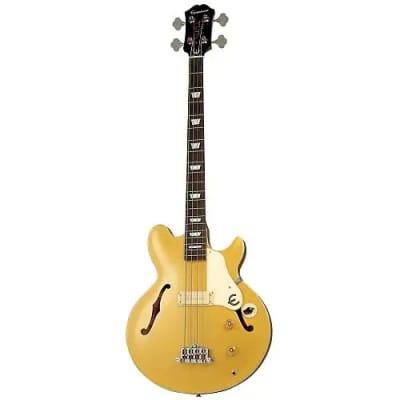 Epiphone Jack Casady Bass ゴールドトップセミアコベース Amazon.com: Epiphone Jack Casady Bass Guitar Lefty, Metallic