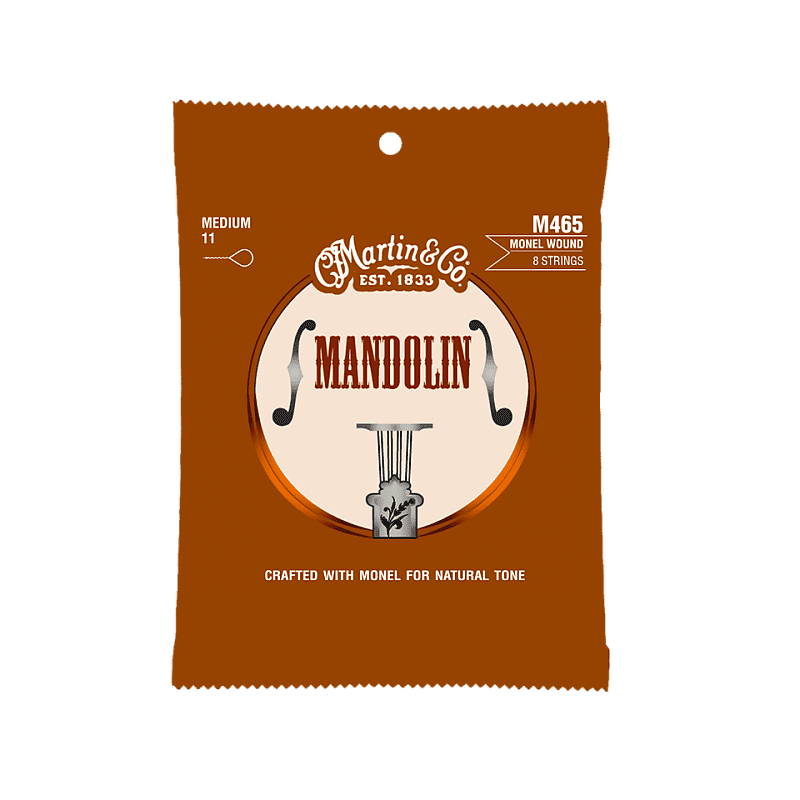 Martin M465 Monel Mandolin Strings - Medium (.11 - .40) image 1
