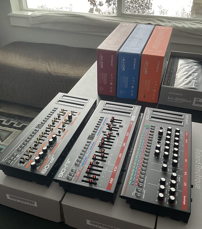 Roland JP-08, JU-06, JX-03, K-25M Boutique Series Digital