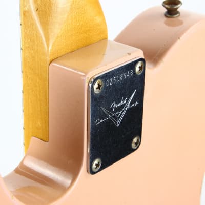 2011 Fender DALE WILSON Custom Shop Masterbuilt 60's Telecaster Thinline Relic - Shell Pink, Abby Ybarra Pups! image 18