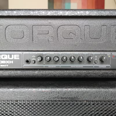Torque TORQUE Head T200BHX + Cabinet TB2410 4x10 A 90's Bass Amplifier image 2