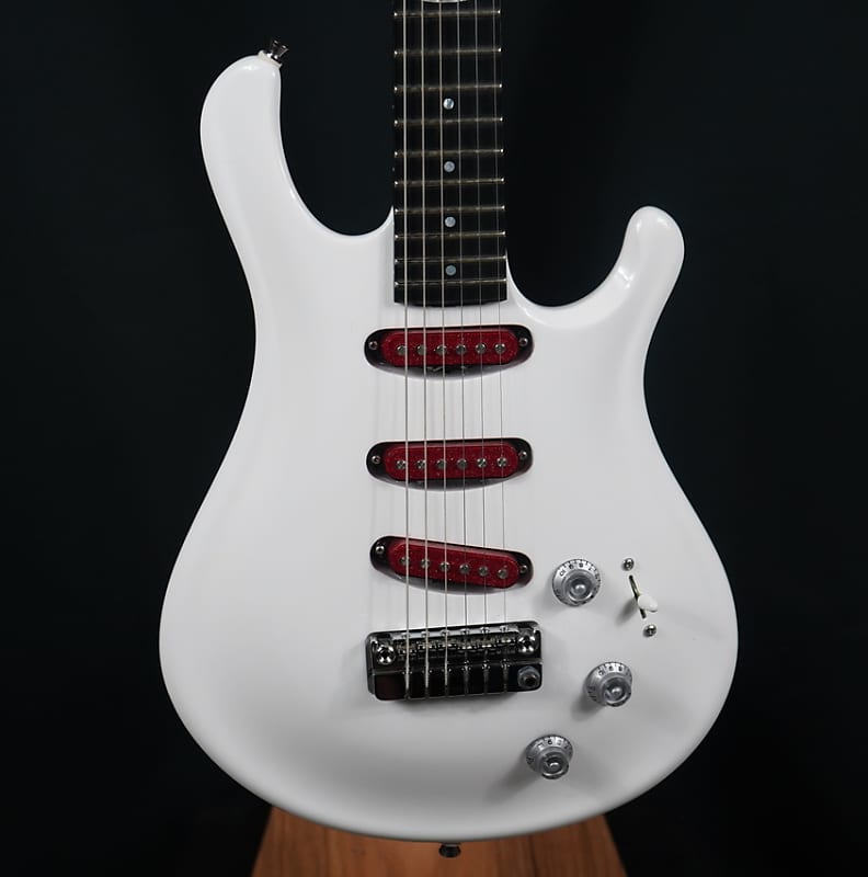 Eklein/Flaxwood Audi White Electric Guitar image 1