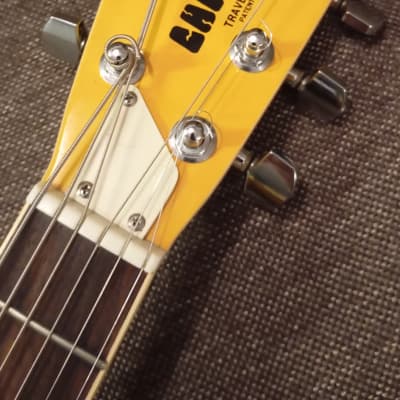 Erlewine Chiquita Travel guitar 90's - yellow *Neck repair* image 7
