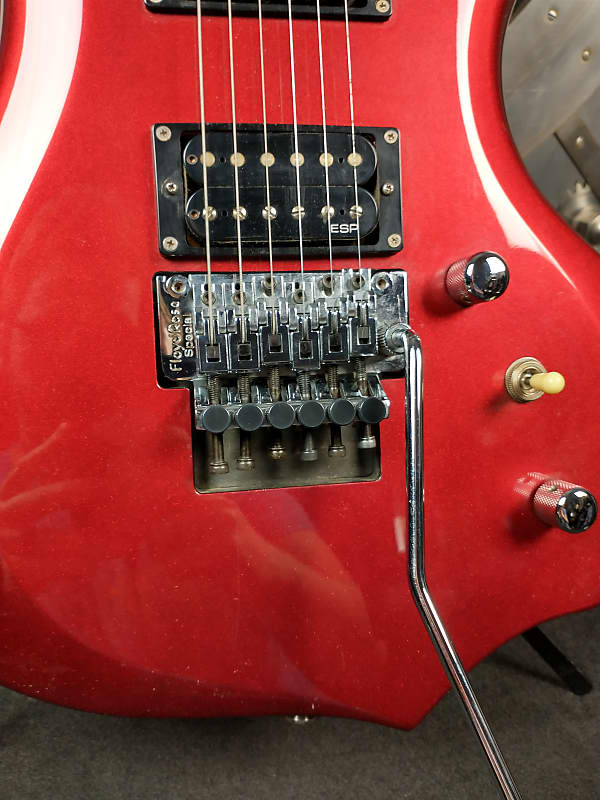 ESP LTD F-50FR Floyd Rose Red w/ Molded ESP Hard Case | Reverb