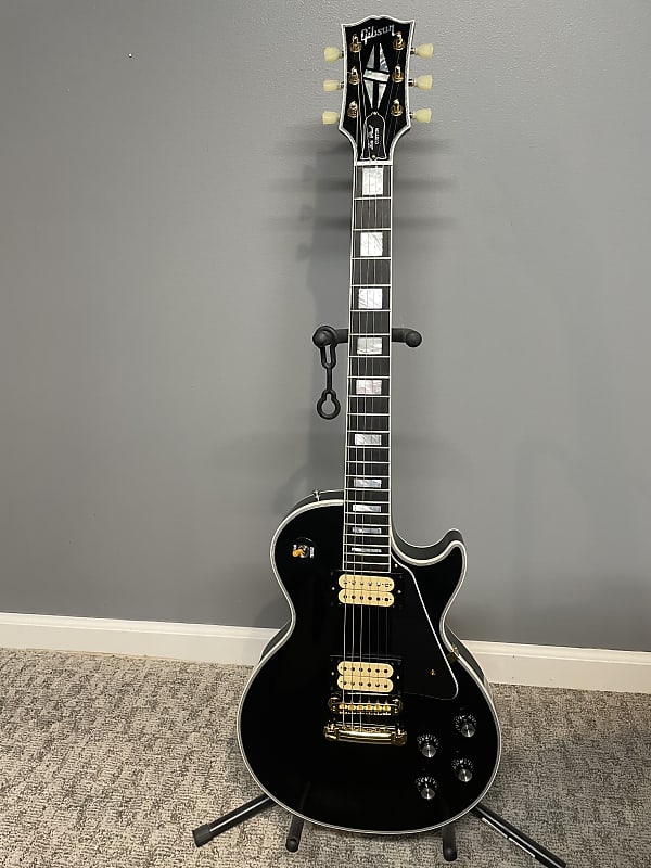 Gibson Mod Collection Les Paul Custom 2021 Ebony Double Cream Reverb 0648