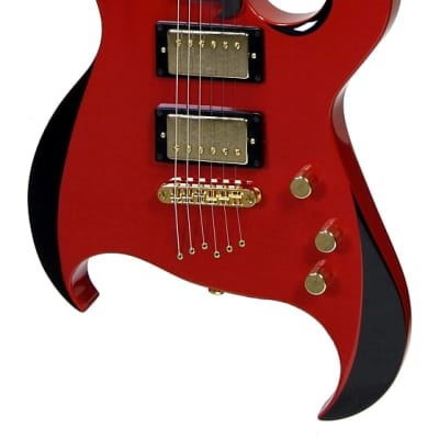 Tregan SY STD RBK NTO HH Standard Series Contoured Nato Body 6-String Electric Guitar - Red/Black for sale