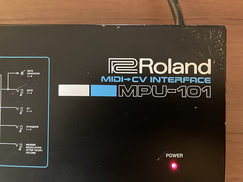 通電OK！ROLAND MPU-101 MIDI-CV INTERFACE MATRIXSYNTH: ROLAND MPU-101 MIDI-CV INTERFACE
