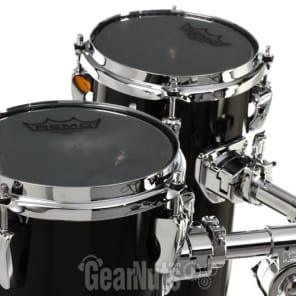 Pearl Rocket Toms 2-pack with Stand 12/15 inch - Piano Black Finish image 5