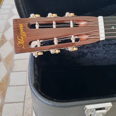 Mazzetti Guitar Custom ( No Martin,Gibson,Fender,Taylor) Om 2007  Top Sunburst 3 Colori , Fasce Nero, Fondo Sunburst Nero E Mogano image 4