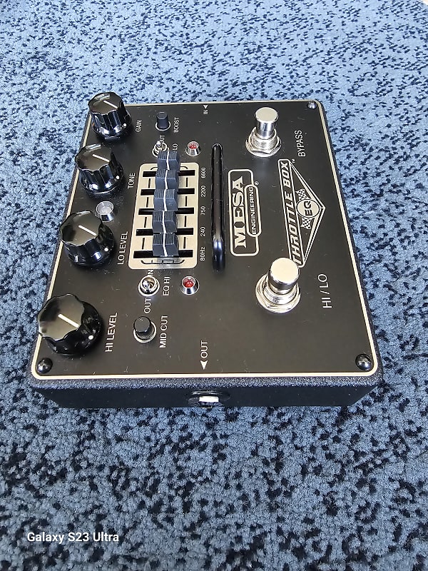 Mesa Boogie Throttle Box EQ Overdrive Pedal 2010s - Black | Reverb