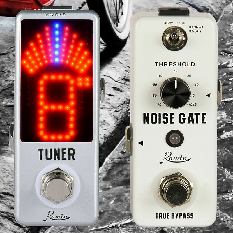 Rowin Noise Gate Pedal LEF-319 + Tuner Deal Guitar Effect