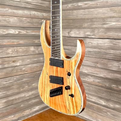 BC Rich Shredzilla 7 string Prophecy Archtop in Spalted Maple (1032) image 3