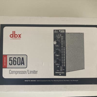 dbx 560A 500 Series Compressor / Limiter Module 2010s - Black image 2