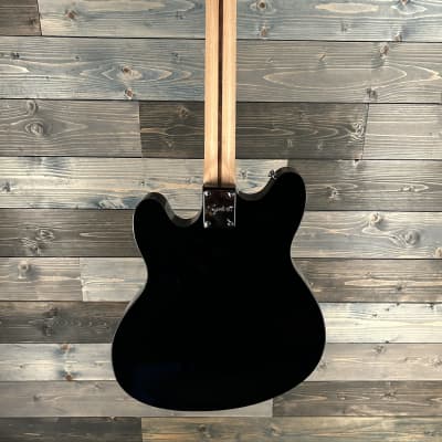 Fender Squier Affinity Series Starcaster, Maple FB, Black image 4