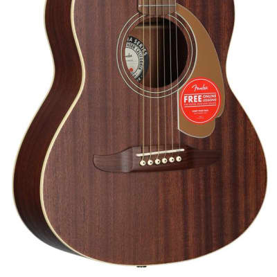 Fender Sonoran Mini Acoustic Guitar All Mahogany with Bag image 9