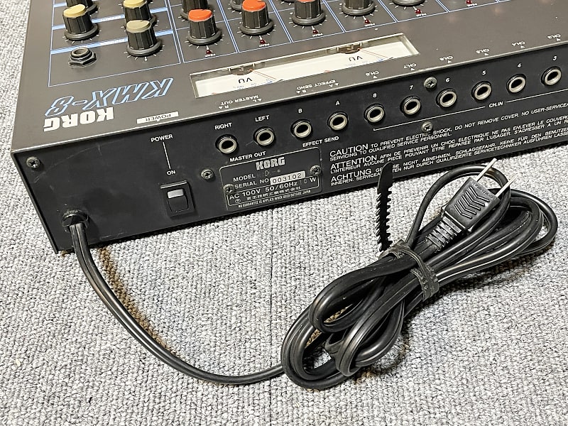 Korg KMX-8 (JRC 4558DD opamp) Vintage Line Mixer 8channel