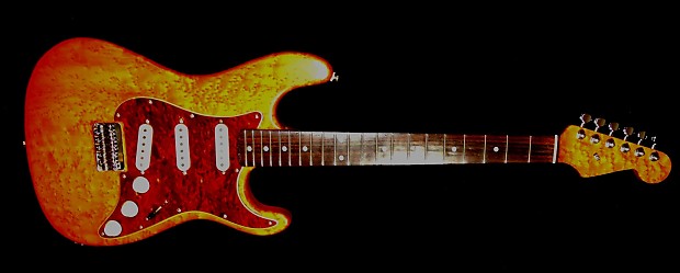 Eric Brown Super Strat 2003 Birds' Eye Maple. ALL HANDMADE. Trades welcome. Beautiful. image 1