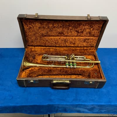 Vintage Olds Super Bb Trumpet with Original Case Just Serviced Los Angeles 1954 image 1