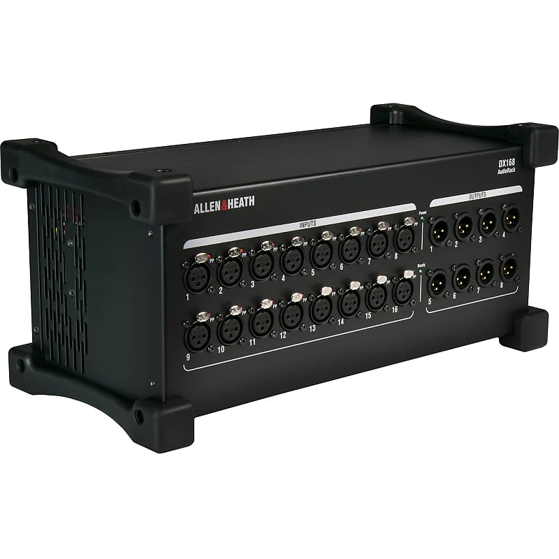 Allen & Heath AH-DX168 16 x 8 audio expander with dLive 96kHz mic preamps (96kHz/48kHz) image 1