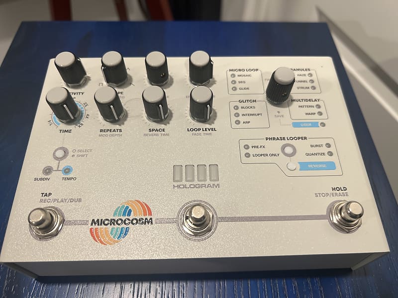 Microcosm Hologram Electronics Microcosm Pedal - White 2021 | Reverb