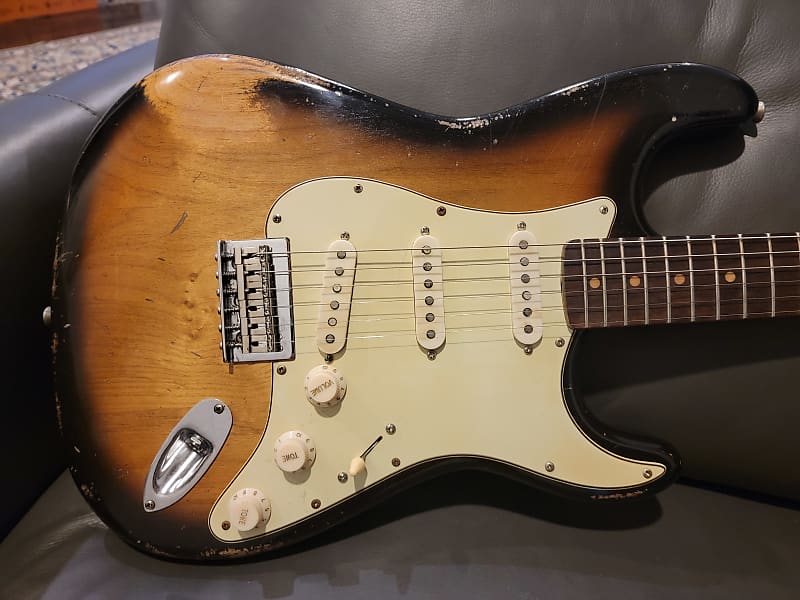 Furlattini Stratocaster 2021 - 2tone Sunburst | Reverb