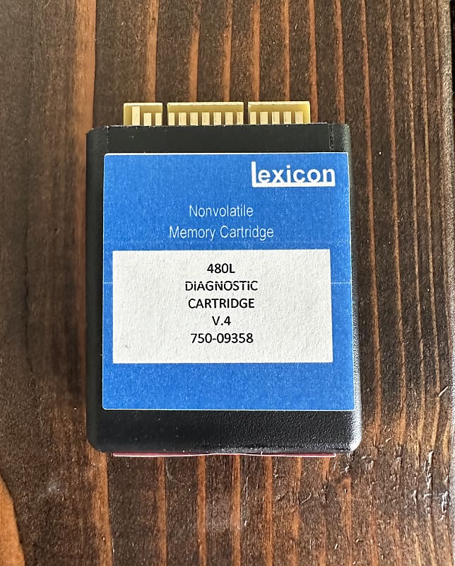 Lexicon 480L Digital Effects System Diagnostic Cartridge V4 Reverb