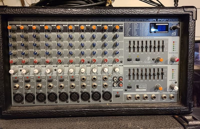Behringer Europower PMP2000 Powered Mixer :: 800watts