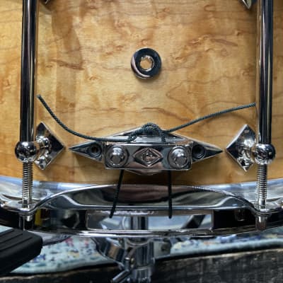 Frankie Banali's, Quiet Riot, Craviotto 14x6.5" Single Ply, Tube Lug Snare Drum, with Case, Signed! IMMACULATE 2006 - Gloss Lacquer image 6