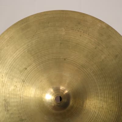 Zildjian 14" New Beat Hi Hat Bottom Cymbal Vintage 1960's 1,128g image 2