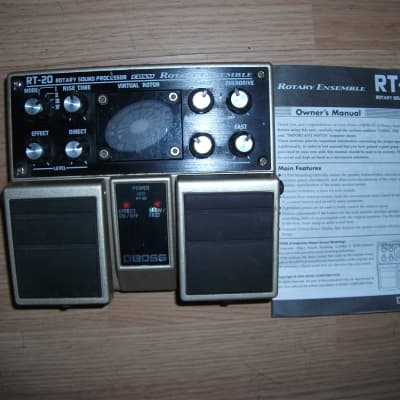 Boss Rt-20 Rotary Ensemble    With owners manual and power Chord image 2