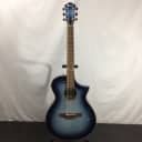Ibanez AEWC400 AEW Series Acoustic-Electric Guitar, Indigo Blue Burst