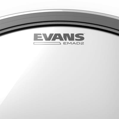 Evans 24" EMAD2 Clear Bass Head image 3