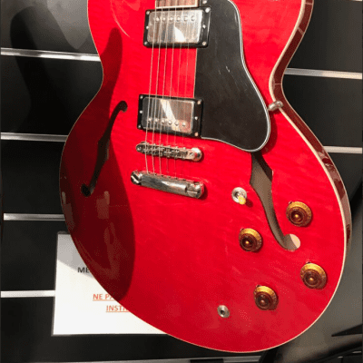 美品 TOKAI ES190 LEFT SEE THROUGH RED 左利き用 Tokai ES-201F - Seethrough Red | White Guitars Online Store