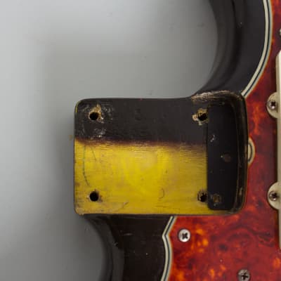 Fender  Jazzmaster Solid Body Electric Guitar (1964), ser. #L40716, black hard shell case. image 14