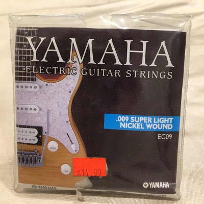 Yamaha  EG09 Nickel Wound Super Light 9-42 Electric Guitar Strings for sale