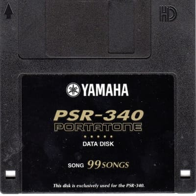 Yamaha PSR-340 Data Disk with 99 Great Songs