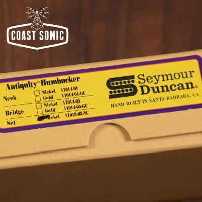 Seymour Duncan Antiquity Humbucker Pickups set nickel image 2
