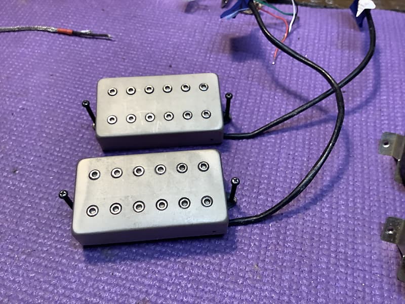 Dimarzio Titan nickel humbucker set and Ibanez V7-V8 humbucker set