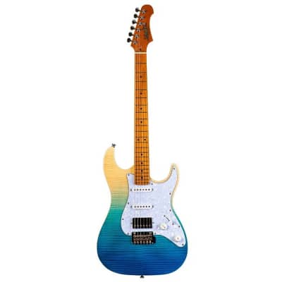 Jet Guitars JET GUITARS JS-450 TBL E-Gitarre, transparent blue for sale