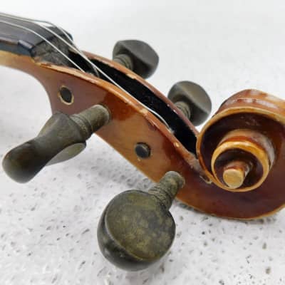 Suzuki Kiso #4 Stradivarius Copy (3/4 Size) Violin, Japan, 1971, with case & bow image 17