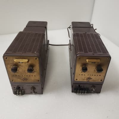 Fully Restored Pair Of Fisher 80AZ Monoblocks - 30WPC Mono Power Amps With Unique Looks And Classic Fisher Performance! image 2