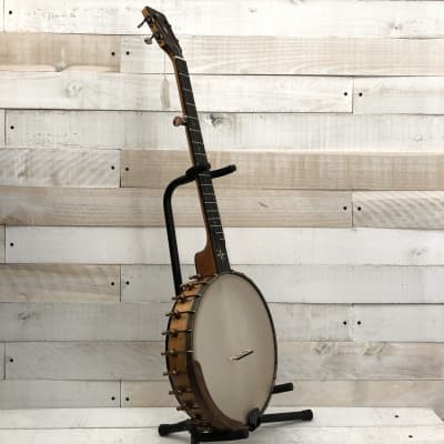 OME USA Eclipse 11" Curly Maple 5-String Open Back Banjo w/Scoop, Hard Case image 5
