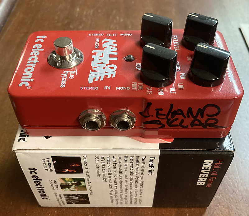 TC Electronic Hall of Fame 2 Reverb Owned, Played, & Signed By Leland Sklar image 1