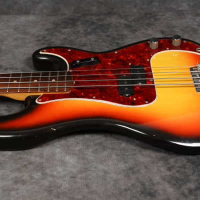 1965 Fender Precision Bass - Sunburst - OHSC image 13