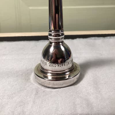 Used Vincent Bach Corp. 15EW Silver-Plated Small Shank Trombone Mouthpiece  | Reverb