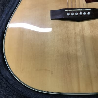 Ibanez Artwood AW-100 acoustic-electric guitar made in Korea 2002 with added fishman matrix infinity pick-up active system with hard case . image 4