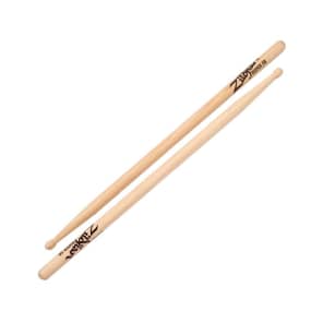 Zildjian S5BWN Hickory Series Super 5B Wood Tip Drum Sticks