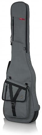 Gator Transit Series Bass Guitar Gig Bag with Light Grey Exterior image 1