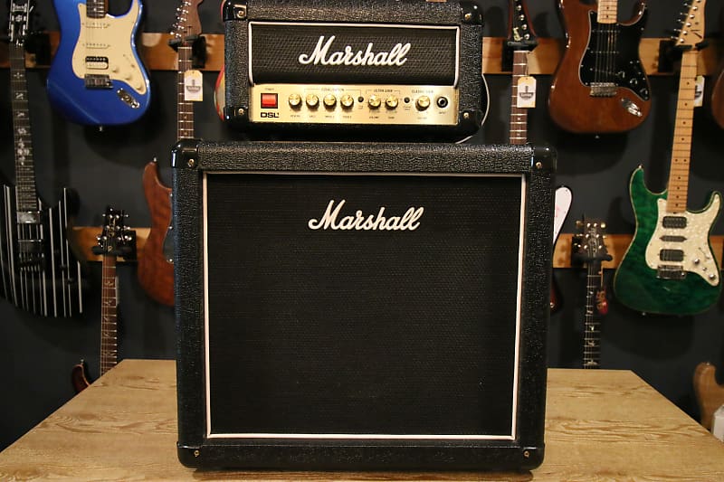 Marshall DSL1H Amp Head & MX112 Cab - Black